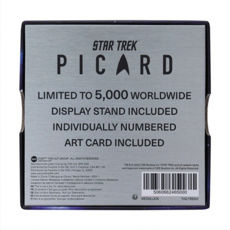 Star Trek Limited Edition Picard Family Crest Medallion