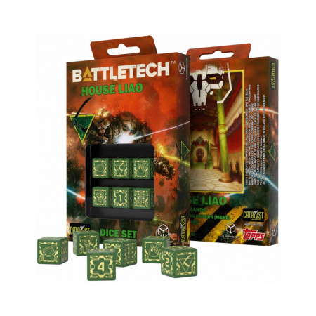 Battletech House Liao D6 Dice set