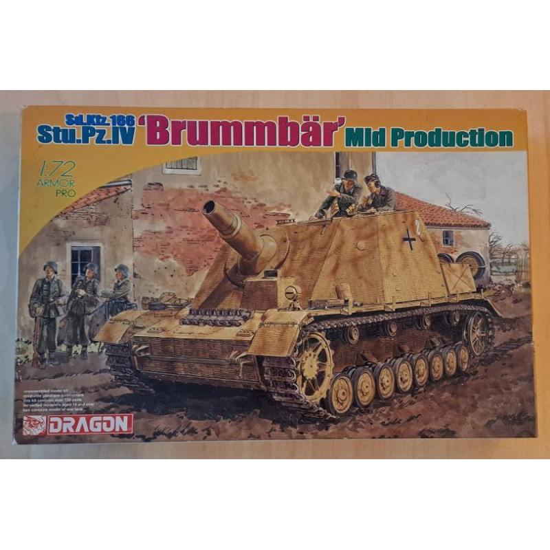 Dragon 7242 Sd.Kfz.166 Stu.Pz.IV 'Brummbar' Mid Production 1:72