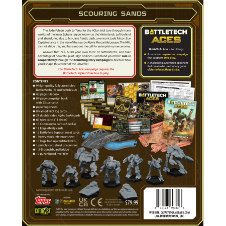Battletech Aces Scouring Sands Campaign Box