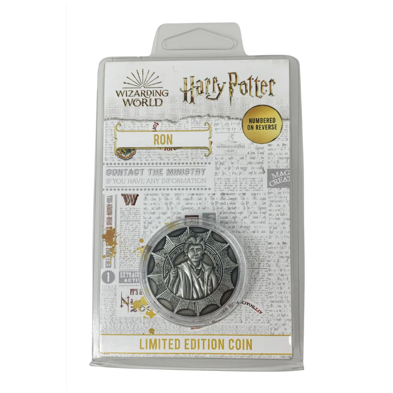 Harry Potter Limited Edition Ron Weasley Collectible Coin