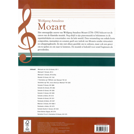 Wolfgang Amadeus Mozart & Ludwig van Beethoven voor piano, bundel