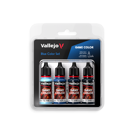 Vallejo - Game Color / 4 colors - Blue Color Set 18 ml