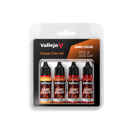 Vallejo - Game Color / 4 colors - Orange Color Set 18 ml