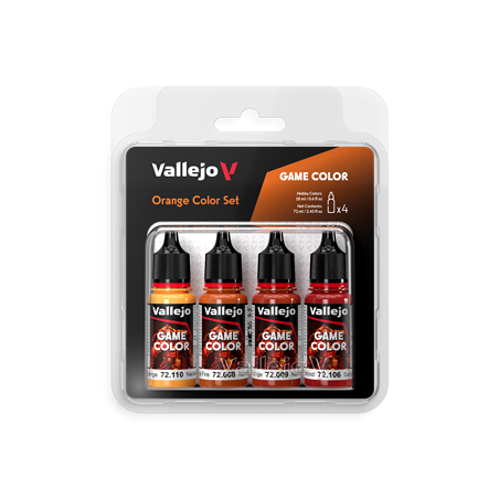 Vallejo - Game Color / 4 colors - Orange Color Set 18 ml