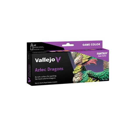 Vallejo - Game Color Aztec Dragons 8 colors set 18 ml