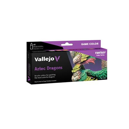 Vallejo - Game Color Aztec Dragons 8 colors set 18 ml