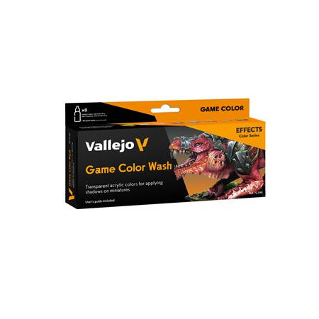 Vallejo - Game Color Wash 8 colors set 18 ml