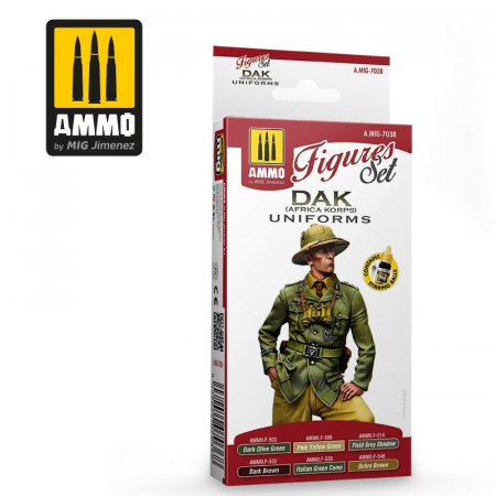 DAK Uniforms (Africa Korps) Figures Set