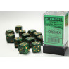 Speckled Golden Recon 16mm d6 Dice Block (12 dice)