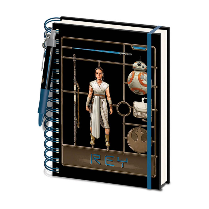 STAR WARS- THE RISE OF SKYWALKER MODEL REY W/ PEN A5 Premium Notebook