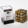 Blackfire Dice Cube - 12mm D6 36 Dice Set - Marbled Dark Brown