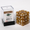 Blackfire Dice Cube - 12mm D6 36 Dice Set - Marbled Light Brown