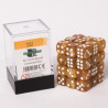 Blackfire Dice Cube - 12mm D6 36 Dice Set - Marbled Gold