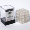 Blackfire Dice Cube - 12mm D6 36 Dice Set - Transparent White