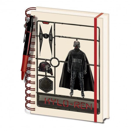 STAR WARS- THE RISE OF SKYWALKER MODEL KYLO REN W/ PEN A5 Premium Notebook