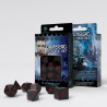 Classic RPG Black & red Dice Set