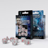 Classic RPG Pearl & red Dice Set