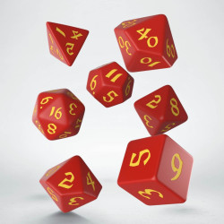 Classic Runic Red & yellow Dice Set