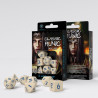 Classic Runic Beige & blue Dice Set