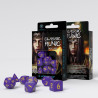 Classic Runic Purple & yellow Dice Set
