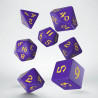 Classic Runic Purple & yellow Dice Set