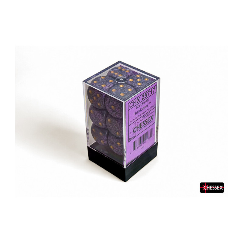Speckled Hurricane 16mm d6 Dice Block (12 dice)