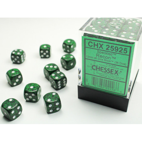 Speckled Recon 12mm d6 Dice Block (36 dice)