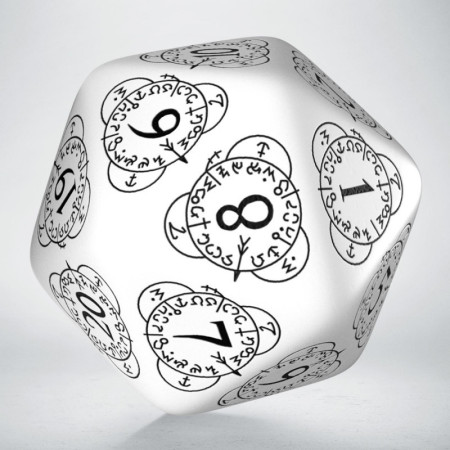 D20 Level Counter White & black