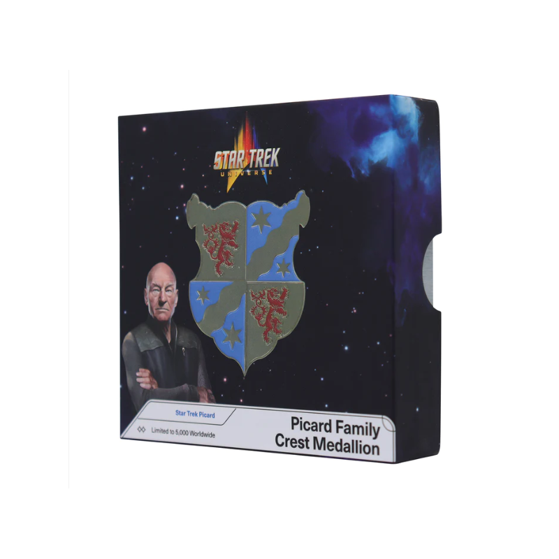 Star Trek Limited Edition Picard Family Crest Medallion