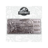 Jurassic World Limited Edition .999 Silver Plated Mosasaurus Attraction Ticket