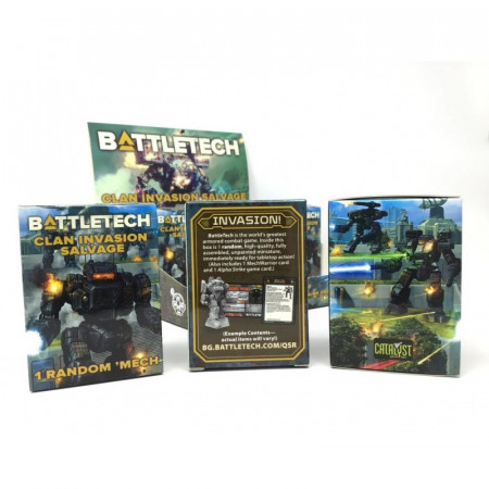 BATTLETECH: CLAN INVASION SALVAGE BOX - 93 DESIGNS!