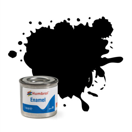 ENAMEL PAINT NO 33 BLACK MATT 14 ML