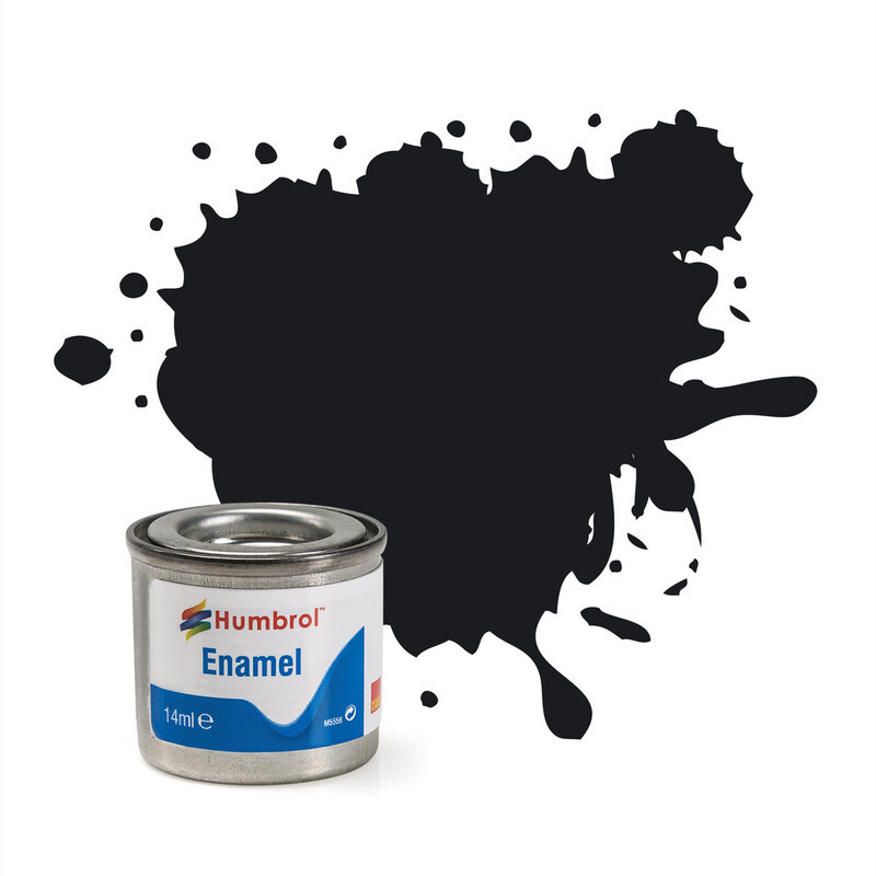 ENAMEL PAINT NO 21 BLACK GLOSS 14 ML