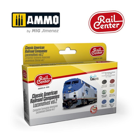 AMMO RAIL CENTER - Classic American Railroad Companies. Locomotives Vol.2