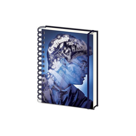 HARRY POTTER (MAGIC PORTRAIT) 3D COVER A5 WIRO NOTEBOOK