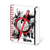THE BOYS (HOMELANDER STENCIL) A5 WIRO NOTEBOOK