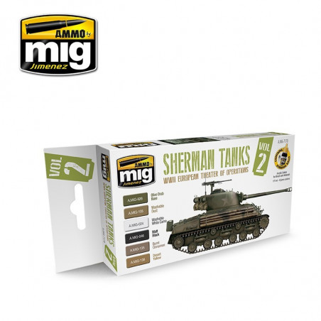 SET SHERMAN TANKS VOL.2 (WWII EUROPEAN THEATER OF OPERATIONS) SET SHERMAN TANKS VOL.2 (WWII EUROPEAN THEATER OF OPERATIONS)