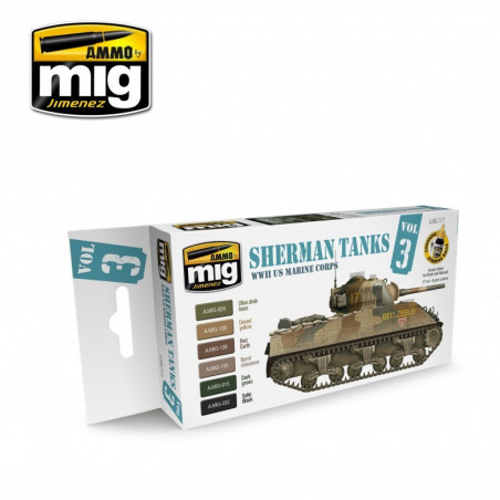 SET SHERMAN TANKS VOL.3 (WWII US MARINE CORPS)