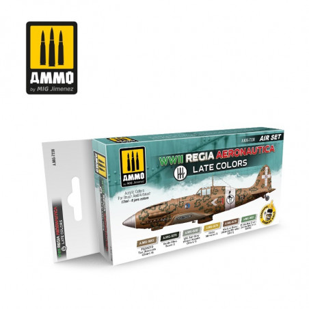 WWII REGIA AERONAUTICA – LATE COLORS SET