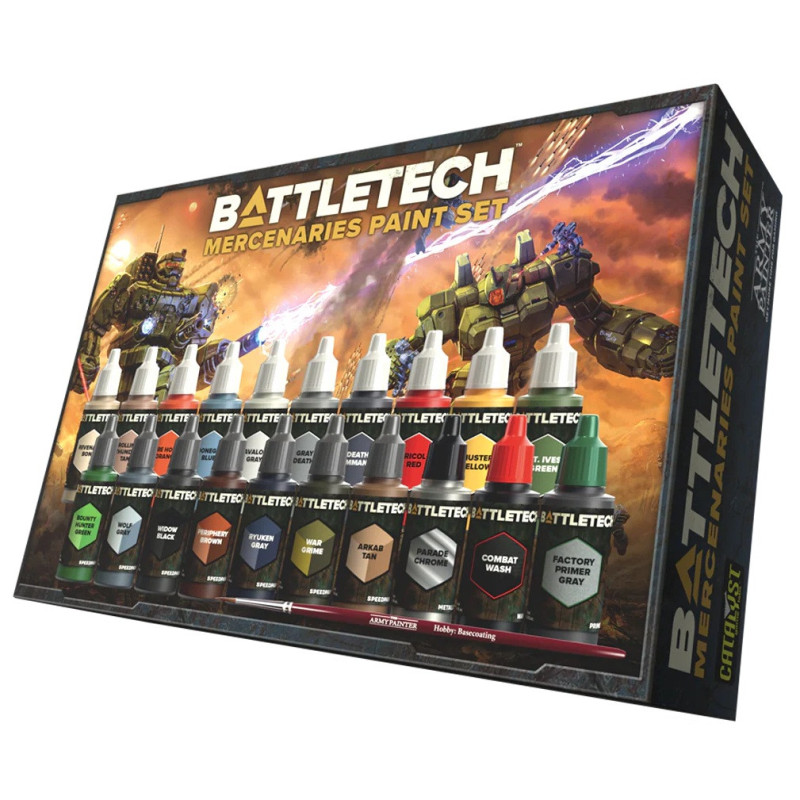 BattleTech Mercenaries Paint Set